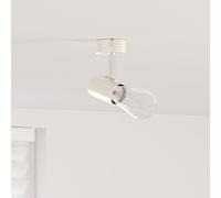 Vidaxl Spot De Plafond 1 Voie Ajustable Nickel Brossé E27