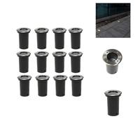 vidaXL Spot encastré de sol extérieur 12 pcs. Rond - Éclairage extérieur