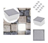 vidaXL Spot LED encastré de sol extérieur 12 pcs 100x100x68 mm - éclairage extérieur