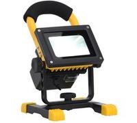 VidaXL Projecteur LED Rechargeable - Noir/Jaune