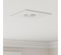 vidaXL Spots encastrés 24 pcs Carré GU10 Blanc 91x91 mm