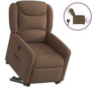 vidaXL Fauteuil inclinable électrique 3303218 tissu marron