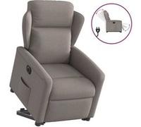 Sta-op-stoel elektrisch verstelbaar stof taupe3303161