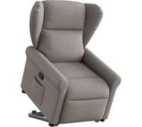vidaXL Fauteuil inclinable 3303381 réglable en tissu taupe