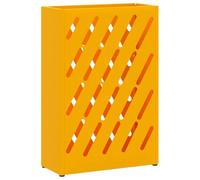 vidaXL Porte-Parapluie Jaune Moutarde 28 x 12 x 41 cm Acier, Porte-Parapluie Moderne, Design rectangulaire, Rack en Acier Durable, Organisateur élégant pour l'entrée