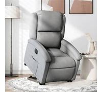 vidaXL Fauteuil inclinable électrique - Gris clair