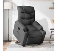 vidaXL – Fauteuil inclinable électrique en tissu gris foncé