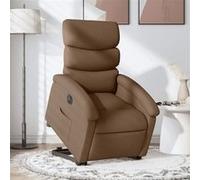 vidaXL Fauteuil Inclinable Électrique - Marron Tissu