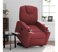 vidaXL Fauteuil rouge Bordeaux
