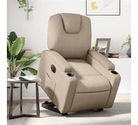 vidaXL Cappuccino Similicuir