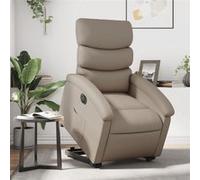 VIDAXL Fauteuil inclinable électrique - Cappuccino