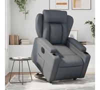 vidaXL stoel électrique similicuir gris Gris G