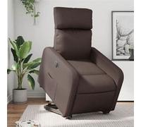 vidaXL Fauteuil inclinable électrique - Marron