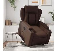 vidaXL stoel électrique similicuir marron Marron G