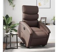 vidaXL stoel électrique similicuir marron Marron G