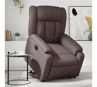 vidaXL stoel électrique similicuir marron Marron G