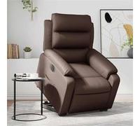 vidaXL stoel électrique similicuir marron Marron G