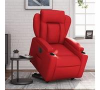 vidaXL stoel électrique similicuir rouge Rouge G