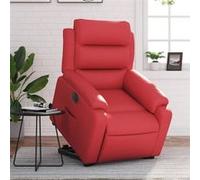 vidaXL stoel électrique similicuir rouge Rouge G
