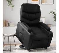 vidaXL stoel électrique similicuirnoir Noir G