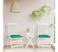vidaXL Stoelkussens 2 st 50x50x7 cm oxford stof groen314911 Vert G