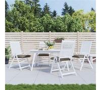 vidaXL Stoelkussens 4 st 50x50x7 cm oxford stof taupe314921 Taupe G