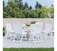 vidaXL Lot de 6 coussins de chaise à motif de feuilles 50x50x7 cm