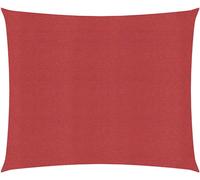 vidaXL Store 160 g/m² Rouge 6x6 m HDPE