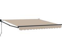 vidaXL Store à rallonge beige 300 x 250 x 165 cm