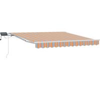 vidaXL Store à rallonge multicolore 350 x 250 cm en tissu et aluminium