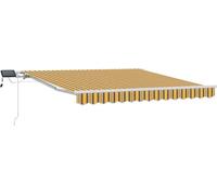 vidaXL Store à rallonge multicolore 350 x 250 cm en tissu et aluminium