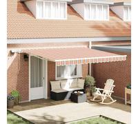 vidaXL Store à rallonge multicolore 400 x 300 cm en tissu et aluminium