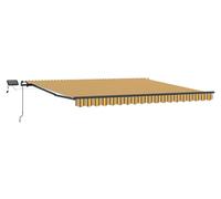 vidaXL Store à rallonge multicolore 450 x 350 cm en tissu et aluminium