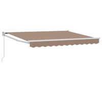 vidaXL Store à rallonge taupe 3 x 2,5 m