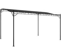 vidaXL Store Anthracite 4x3 m 180 g/m² tissu et acier