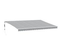 vidaXL Store automatique anthracite & blanc 500x350 cm