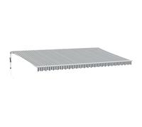 vidaXL Store automatique anthracite & blanc 600x350 cm
