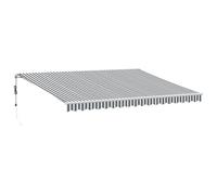 vidaXL Store automatique avec LED Anthracite & Blanc 450x350 cm