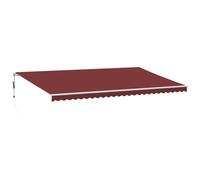 vidaXL Store automatique avec LED rouge vin 600x300 cm