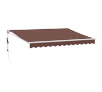 vidaXL Store automatique brun 350x250 cm