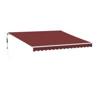 vidaXL Store automatique rouge bourgogne 400x350 cm