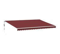 vidaXL Store automatique rouge bourgogne 500x350 cm