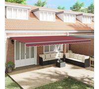 vidaXL Store automatique rouge bourgogne 600x300 cm