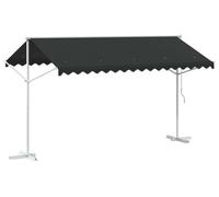 vidaXL Store autoportant 4 x 3 m en polyester, anthracite