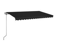 vidaXL Store banne automatique 400x350 cm Anthracite