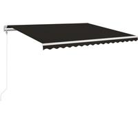 vidaXL Store banne automatique 400x350 cm Anthracite