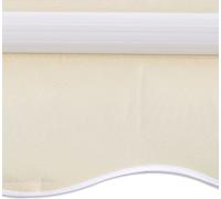 vidaXL Store banne motorisé 400 cm blanc crème