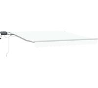 vidaXL Store coulissant blanc 350 x 250 cm en tissu et aluminium
