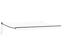 vidaXL Store coulissant blanc 450 x 300 x 165 cm