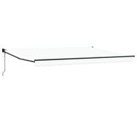 vidaXL Store coulissant blanc 450 x 300 x 165 cm